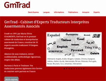 Tablet Screenshot of gmtrad.fr